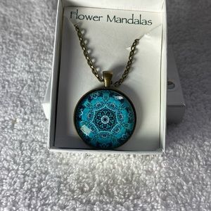 Brand new Flower Mandala necklace from visual artist Susan Corbin of Nova Scotia